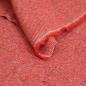 Preview: Wollstoff Schurwolle Seide Tweed Italien diagonal rot